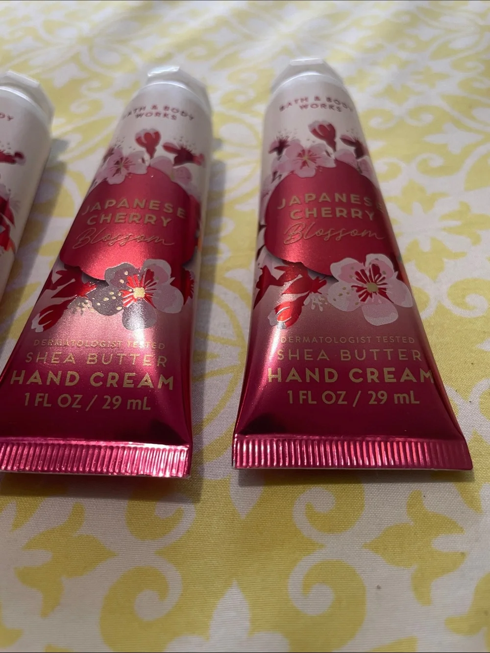 Bath & Body Works Japanese Cherry Blossom Hand Cream - 3x One Oz Tubes